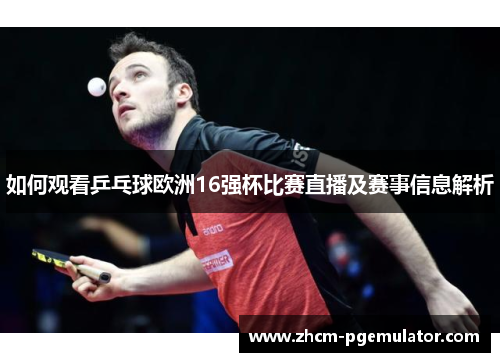 如何观看乒乓球欧洲16强杯比赛直播及赛事信息解析 如何观看乒乓球欧洲16强杯比赛直播及赛事信息解析
