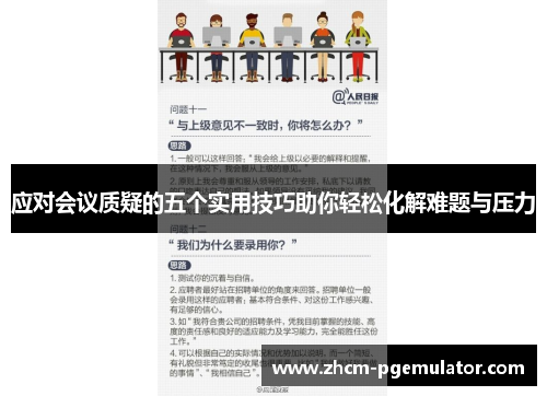 应对会议质疑的五个实用技巧助你轻松化解难题与压力 应对会议质疑的五个实用技巧助你轻松化解难题与压力