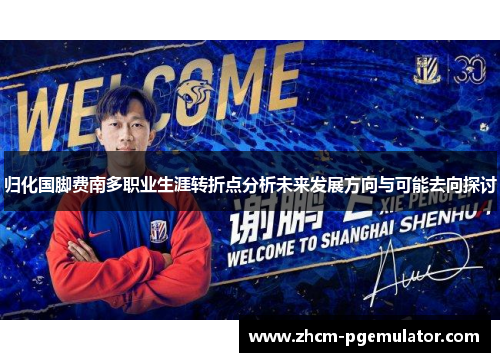归化国脚费南多职业生涯转折点分析未来发展方向与可能去向探讨