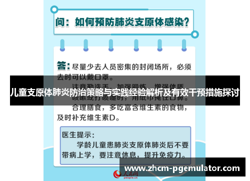 儿童支原体肺炎防治策略与实践经验解析及有效干预措施探讨 儿童支原体肺炎防治策略与实践经验解析及有效干预措施探讨