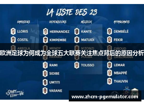 欧洲足球为何成为全球五大联赛关注焦点背后的原因分析