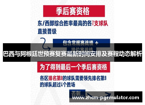 巴西与阿根廷世预赛复赛最新时间安排及赛程动态解析